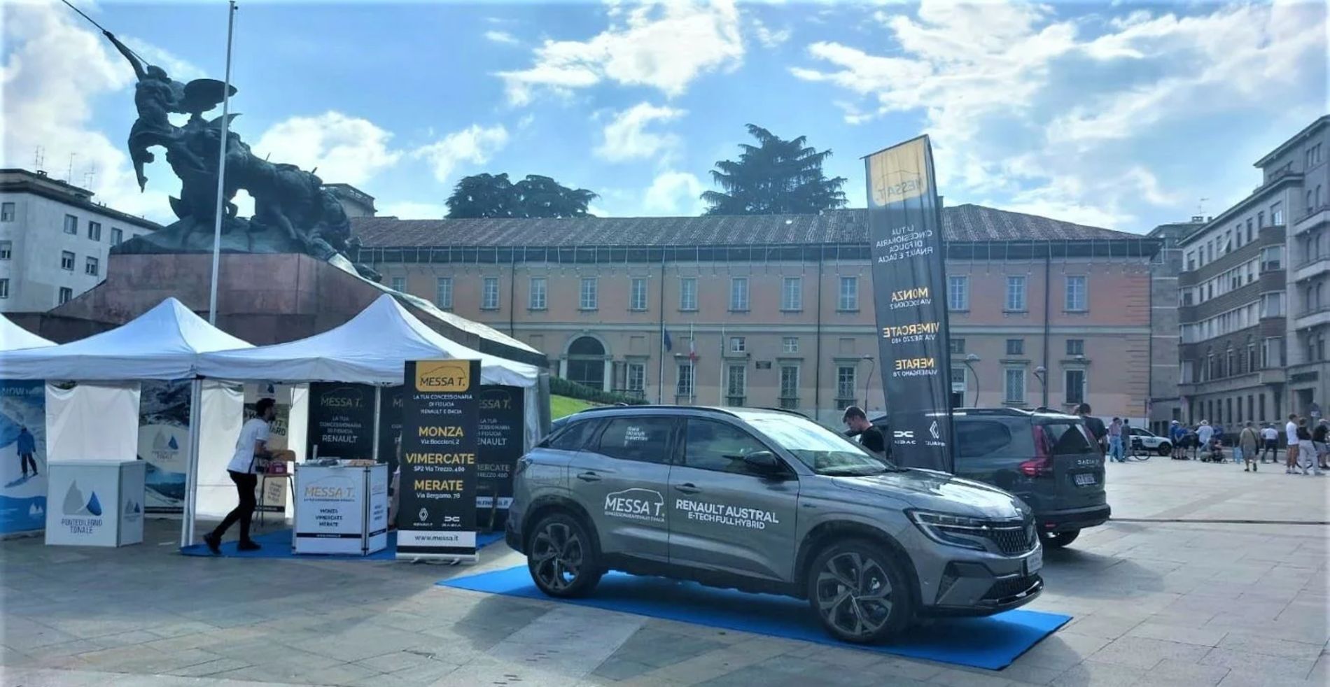 RENAULT AUSTRAL E WEC MONZA IN PIAZZA TRENTO E TRIESTE! - Messa