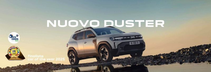 Nuovo Dacia Duster eletto Auto Europa 2025! - Messa