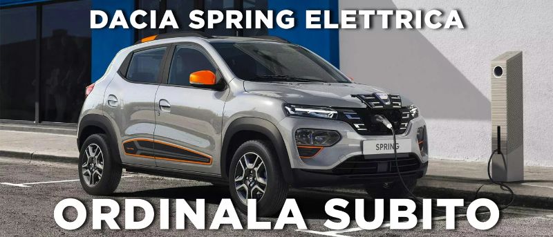 ORDINA SUBITO DACIA SPRING: IL VEICOLO ELETTRICO PIÙ ACCESSIBILE DE... - Messa