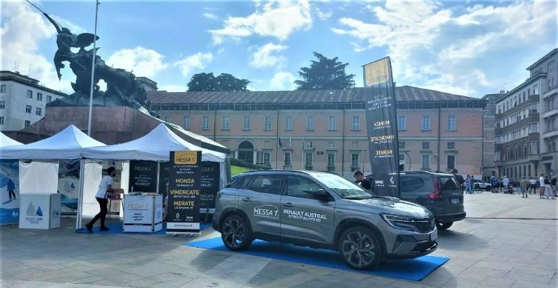 RENAULT AUSTRAL E WEC MONZA IN PIAZZA TRENTO E TRIESTE! - Messa